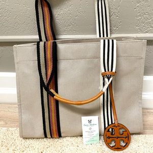 Tory Burch canvas Tote * New w/o tags*